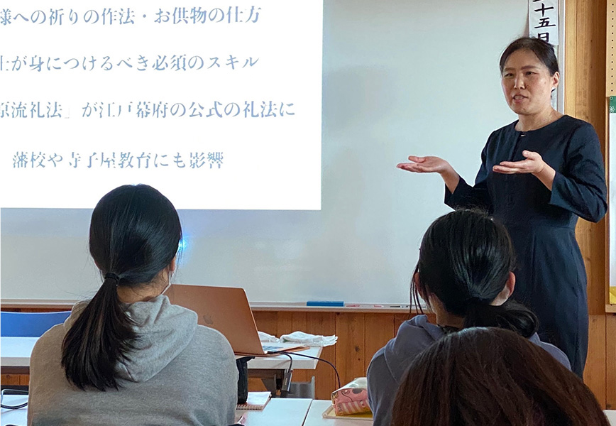 個人向け礼法講座写真